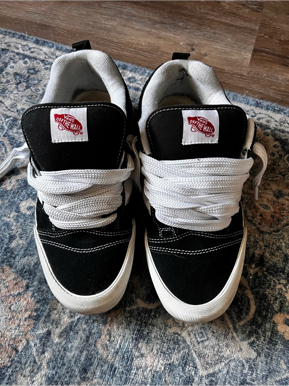 Vans Black & White Classic Skate Shoes